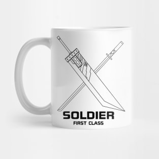 x-soldier sword (Black) Mug